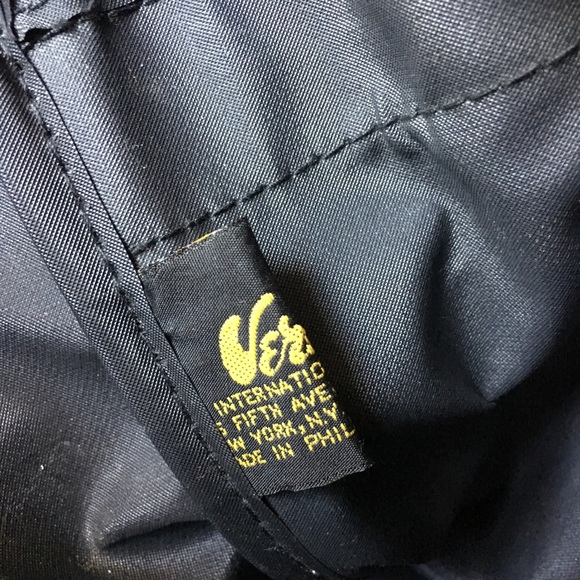 Verdi Black Canvas Laptop Messenger Bag - Picture 8 of 8